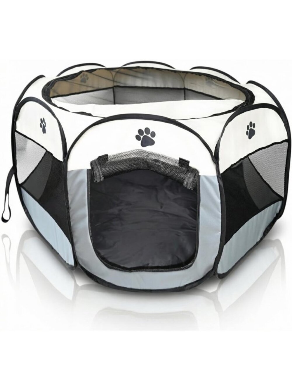 Large Foldable Pet Playpen for Medium Dogs & Cats - Portable Indoor/Outdoor